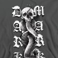 thumbnail image 2 of Harry Potter Gothic Dark Mark Adult Pull-Over Hoodie, Charcoal, 3X-Large, 2 of 5