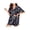 Black Christmas, variant on Womens Silk Satin Pajama Set, 2 Piece Heart Embroidery Short Sleeve Button Down Pjs Set for Bridal Party