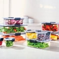 thumbnail image 6 of Rubbermaid Brilliance Food Storage Containers, 18 Piece Set, Leak-Proof, BPA Free, Clear Tritan Plastic, Food Storage, 6 of 7