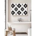 thumbnail image 6 of Black Aztec Wall Art for Living Room,Canvas Picture Wall Decor for Bathroom Bedroom,Ethnic Southwest Boho Farmhouse Aesthetic Painting Artwork for Office Kitchen Hallway Dining Room Decor 24"x32", 6 of 8