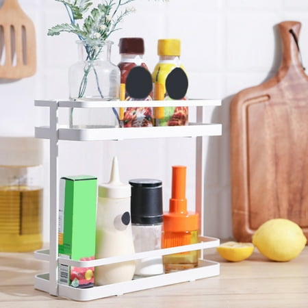 Visland 2 Tier Kitchen Storage Rack E Jar Condiment Can Oil Bottle Holder Organizer Canada Visland 2 Tier Kitchen Storage Rack, Kitchen Storage Oil Bottles