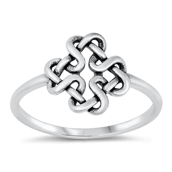 Celtic Knot Eternal Love Wholesale Ring .925 Sterling Silver Band Jewelry Female Male Unisex Size 6