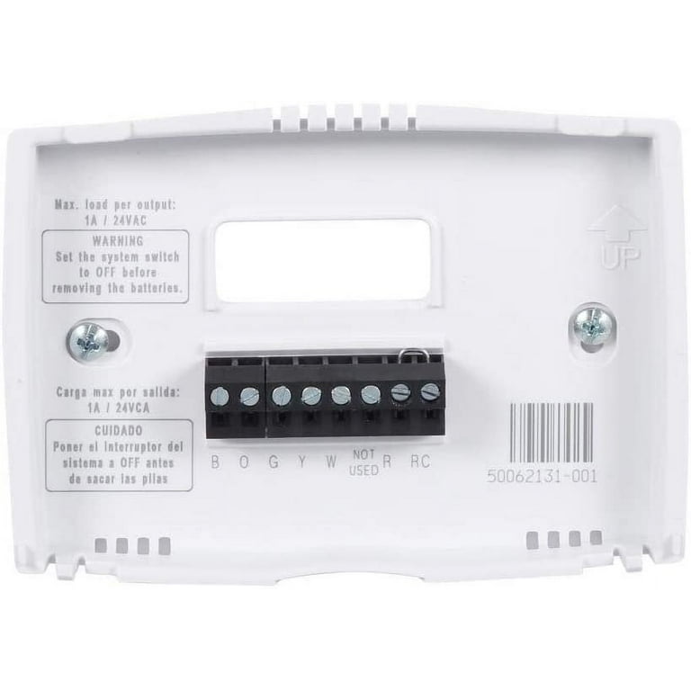 Honeywell Home RTH221B1039 RTH221B Programmable Thermostat, White