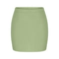 thumbnail image 6 of Karight Women's Elastic High Waist Bodycon Business Mini Skirt Slim Fit Office Pencil Short Skirt, 6 of 7