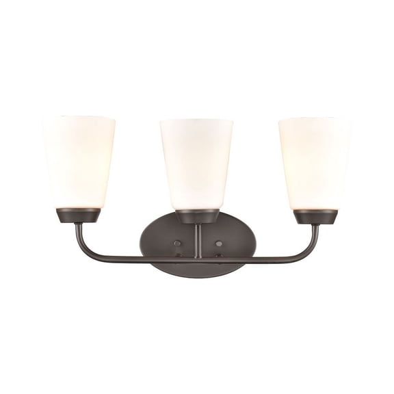 Thomas Lighting - 3 Light Bath Vanity Oil Rubbed Bronze Finish - Thomas