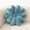 lake blue, variant on Flower Pillow Cushion Round Decorative Throw Pillow,for Sofa Bed, Soft Round 15.7 Velvet