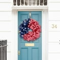 thumbnail image 6 of Patriotic Independence Wreath For Front Door Fourth Of Julys Wreath And Veterans, Front Door Wall Window Memorial Day Americana Wreath Decor, 6 of 8