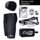 thumbnail image 1 of Bañador de cinco puntos de secado rápido para hombre, impermeable, gorro de baño con estampado de piel de tiburón y gafas, 1 of 4