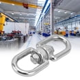 thumbnail image 3 of Double Ended Rotate Eye Hook, Big Eye Opening Eye To Eye Rotate Ring Rust     For Swings For Hammocks For Hanging Chairs, 3 of 8