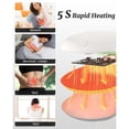 thumbnail image 4 of TeSabMi Cordless Heating Pad for Period Cramps, 6 Heat Setting, 6 Massage Modes, Gifts for Women Her Birthday Christmas White, 4 of 8