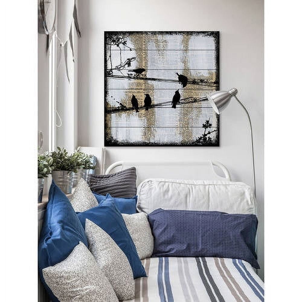 Marmont Hill "Word Keepers" by Vicki Butler Painting Print on White Wood