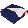 thumbnail image 2 of Manta divertida con la bandera de Brasil de 127 x 101 cm para mujer y hombre, suave, para sofá, sala de estar, cama, niñas y niños, decorativa., 2 of 8