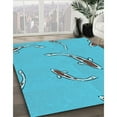 thumbnail image 2 of Ahgly Company Indoor Rectangle Patterned Dark Turquoise Green Area Rugs, 5' x 7', 2 of 6