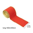 thumbnail image 3 of Lksixu Christmas Ribbon Wired 2.5 inch x5 Yards Red Velvet Fabric Wired Ribbon with Gold Border Edge, Christmas Tree Decorative Ribbon Christmas Decorations for Gift Wrapping Craft Bow Wreath, 3 of 9