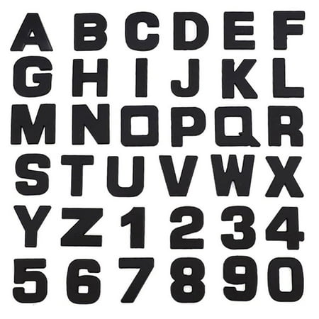 letters english stickers alphanumeric letter 3d diy