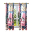 thumbnail image 7 of Yayeee Window Curtains Light Filtering 63"x52" Grommet Panel Pair Home Living Room Decor, Art Cat, 7 of 7