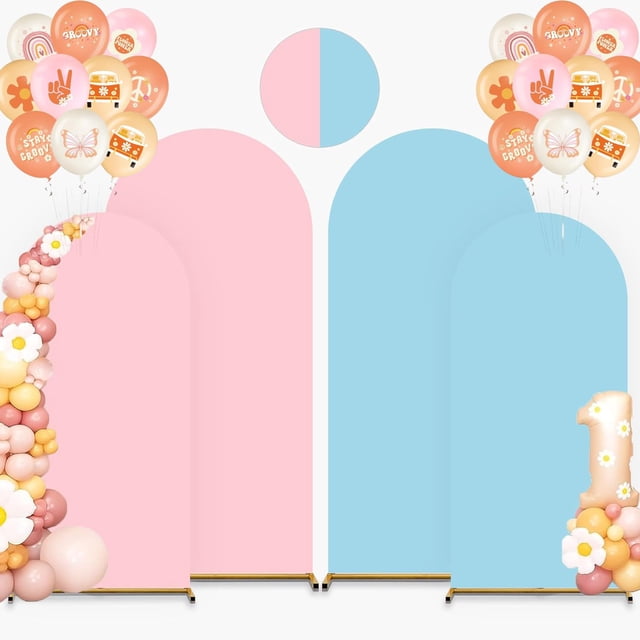 Cubierta para Arco de Boda Psasrm Doble Color Spandex 183+219 cm