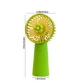 thumbnail image 4 of Hwkond Handheld Fan Mini Portable Fan Silent Powerful Handheld Fan Cute Design 3 Speed Small Desk Fan With Base Lightweight USB Rechargeable Fan on Clearance, 4 of 8