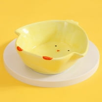 SOPOTUTU Yellow Ceramic Bowl for Storage Use Sturdy and Sopotutu