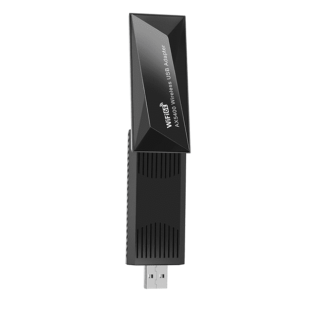 Adaptador USB AX5400 WiFi 6E, Tarjeta WiFi Inalámbrica de 5400 Mbps, Adaptador USB 3.0 WiFi6E de Triple Banda de 2,4 G/5 G/6 GHz para Win10 y Win11