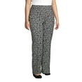 thumbnail image 3 of Lands' End Women's Plus Size Starfish Mid Rise Straight Leg Elastic Waist Pull On Pants, 3 of 3