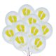 thumbnail image 1 of EeaseMX Juego de 10 globos de látex decorativos con forma de huella de bebé, de 2,8 g, para revelar el género de él o ella, para bodas, cumpleaños y más., 1 of 7