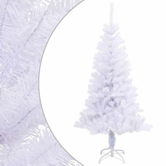 OnPoint Wares Artificial Christmas Trees White PVC 4 ft Collapsible