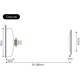 thumbnail image 5 of Tendedero con acabado cromado, retráctil y resistente a la humedad para lavandería en interiores y exteriores, de acero inoxidable resistente, ahorra espacio con cuerda ajustable (fácil de instalar,, 5 of 5