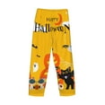 thumbnail image 3 of Lsque Happy Halloween1 Print Men's Pajama Pants, Lounge Pant - Comfortable Home Wear,Elastic Waistband, Stylish Design-XX-Large, 3 of 9