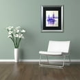 thumbnail image 4 of Trademark Fine Art "Purple Island" Canvas Art by Wendra, Black Matte, Silver Frame, 4 of 4