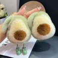 thumbnail image 2 of New Cute Fruit Keychain Plush Avocado Car Keychain Pendant Couple Key Cute Plush Doll Backpack Pendant Accessories Car Keychains, 2 of 10