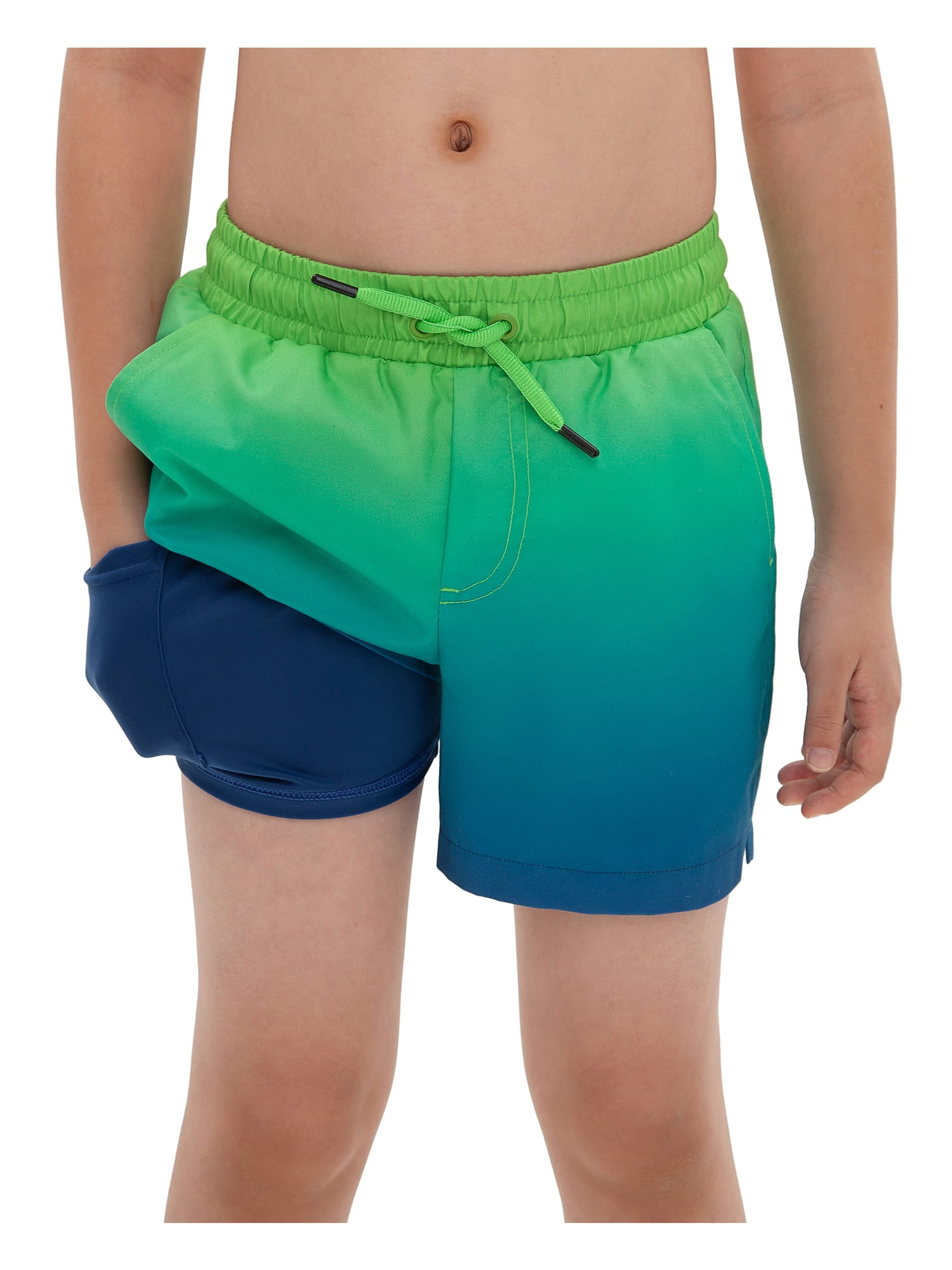 Rokka&Rolla Boys' Swim Shorts with Compression Liner