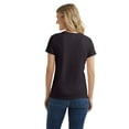 thumbnail image 4 of Hanes Women's V-Neck Graphic T-Shirt, Beach Floral Cascade Cascade/Black L, 4 of 5