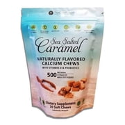 ProCare Health Calcium Soft Chew 500mg - Sea Salted Caramel Pack: 90 Count