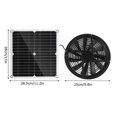 thumbnail image 5 of Solar panel fan kit, 100W, 3000RPM, solar panel powered fan, 10 inch waterproof exhaust fan, protected solar powered chicken coop fan, 5 of 9