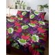 thumbnail image 1 of Tropical funda nórdica juego completo | colorido juego de cama de dise?o floral | púrpura, 1 of 2