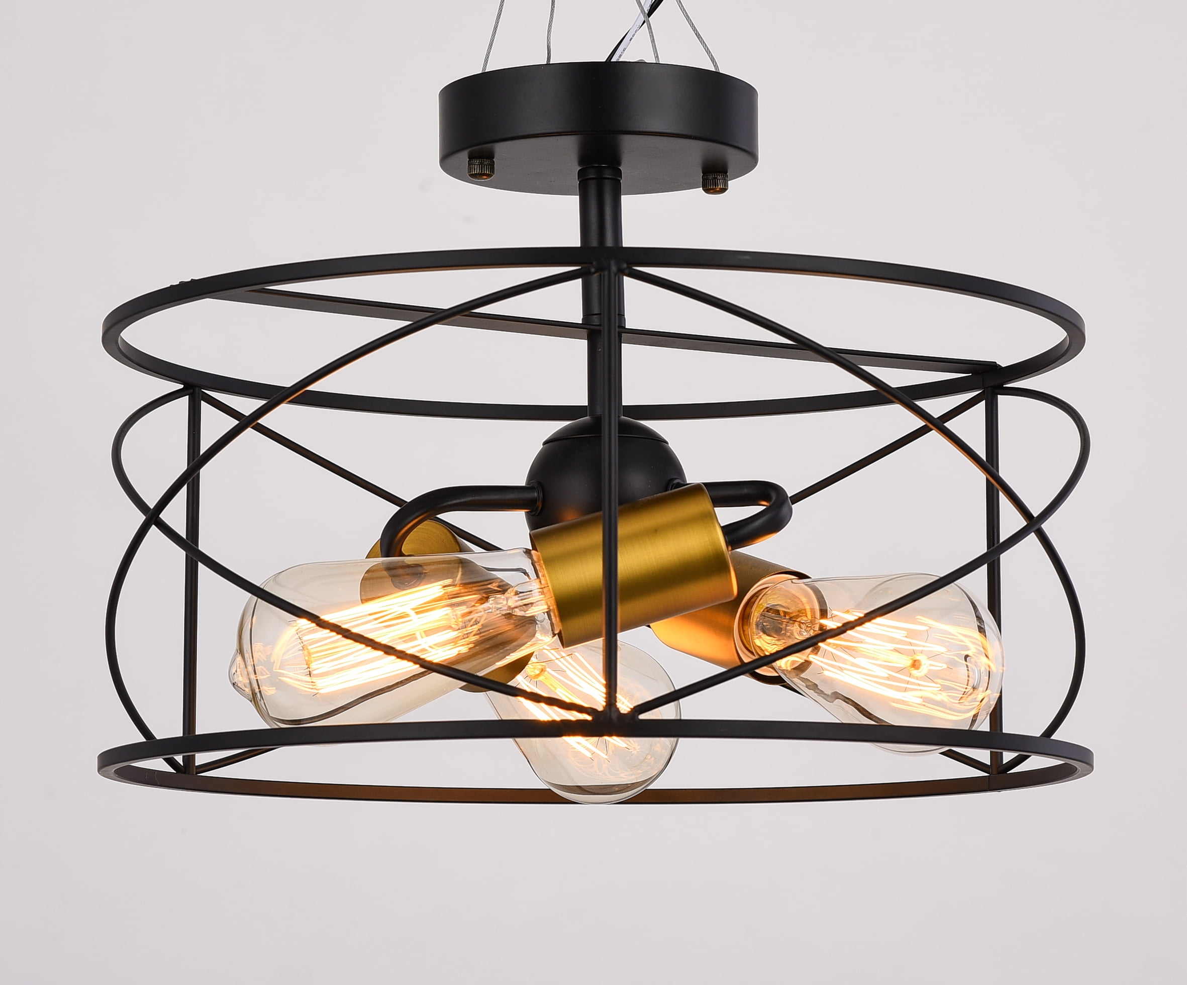 Matte Flat Black Ceiling Light - Vintage Lighting | Industrial Light Electric