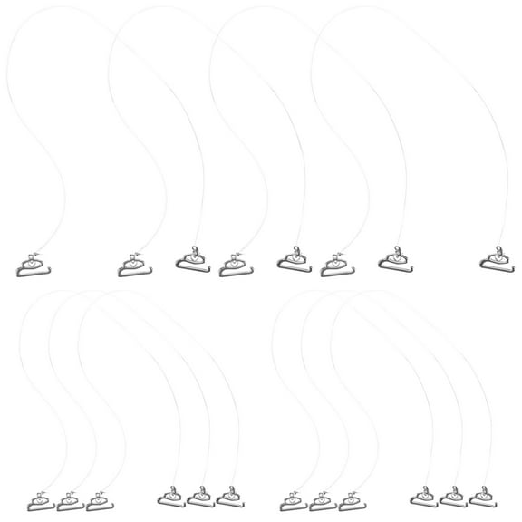 WORGEOUS 16 Pcs Lifting Backless Bra Transparent Invisible Bra Women's 40.00X0.10X0.10CM