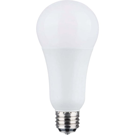 Satco 50/100/150W Equivalent Selectable 2700K CCT A21 LED 3-Way Bulb S11515