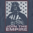 thumbnail image 2 of Men's Star Wars Join the Empire Graphic Tee Navy Blue Heather 3X Large, 2 of 4