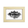 thumbnail image 1 of Marco de foto Unbranded Ciudad del Vaticano Italia hito tinta Escritorio de madera Arte Pintura 5x7 pulgadas, 1 of 4