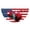 D-1, variant on USA 250th Anniversary (1776-2026) Fan-Shaped Commemorative Flag - Patriotic "America 250 Years of Freedom" Bunting for Porch, Party & Home Decor (Navy Blue)