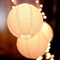 thumbnail image 2 of 10pcs/Lot (6, 8, 10, 12, 14, 16inch) Warm White LED Lantern Lights Chinese Paper Ball Lampions For Wedding Party Decoration, 2 of 5
