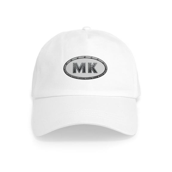 CafePress - MK Metal Cap - Adjustable 100% Brushed Unisex Casual Cotton Baseball Cap, Beige, 1