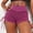 Hot Pink, variant on Wensltd Women Shorts Butt Lift Slim Fit Summer Yoga Shorts Drawstring