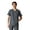 Graphite, variant on Men’s Manchester V-Neck 3-Pocket Scrub Top with Four-Way Stretch and Moisture-Wicking - Ceil Blue - L