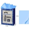 thumbnail image 2 of 4 Pcs 16" Father's Day Gift Bags with Tissue Paper，Large Fathers Day Bag with Handles Fathers Paper Treat Candy bags Bulk for Dad, 2 of 4