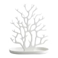 thumbnail image 1 of Estante para pendientes, soporte para joyas, base desmontable, almacenamiento creativo, torre de , bandeja para joyas, para pendientes, anillos, Blanco, 1 of 8