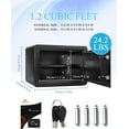 thumbnail image 4 of Drop Digital With Keypad Small BoxDeposit Cash Easily Money Security Box For Home Cubic Feet, 4 of 7