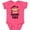 Vintage Hot Pink, variant on Inktastic Monkey I Love Hanging out with My Papa Boys or Girls Baby Bodysuit